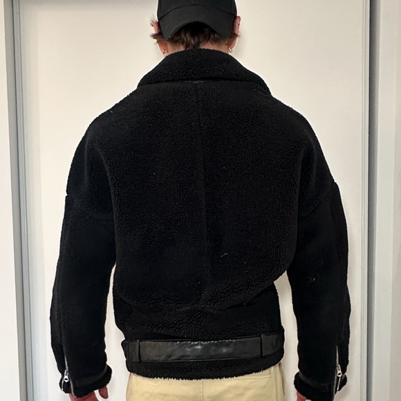 Black Sherpa jacket - Picture 2 of 4